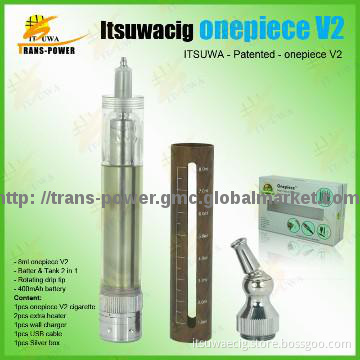 transpower(itsuwa)patented product e cigarette onepiece V2 tank